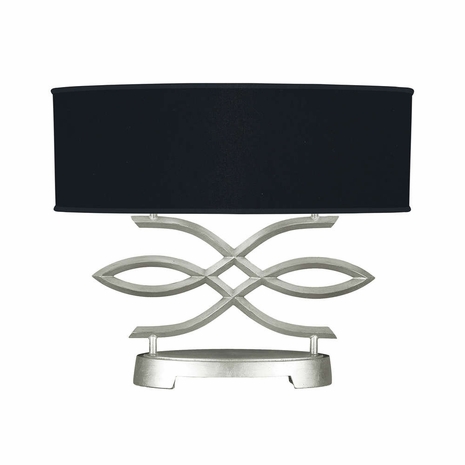 785710-SF42 Fine Art Lamps 2 Light Allegretto 21" Table Lamp with Silver Leaf Finish