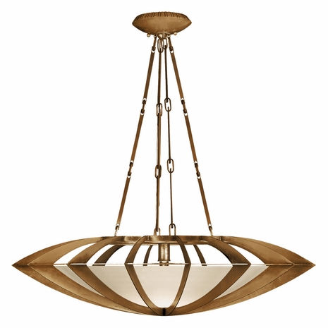 787040-2ST Fine Art Lamps Staccato Gold 11 inch 1 Light Pendant