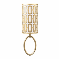 787450-SF33 Fine Art Lamps 1 Light Allegretto 26" Sconce with Gold Leaf Finish
