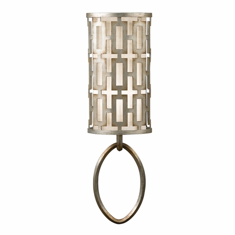 787450ST Fine Art Lamps 1 Light Allegretto 26" Sconce with Silver Finish