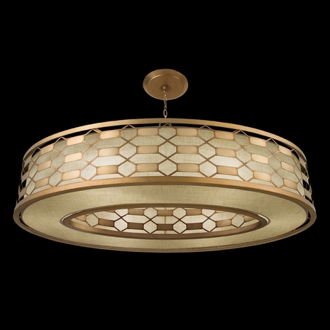 787740-2FL Fine Art Lamps Allegretto Gold 6 Light Pendant