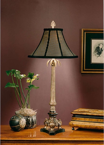 7966 Wildwood Lamps Tall Leafy Stick Lamp