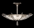 799040 Fine Art Lighting Vol de Cristal 28"W Round Pendant with Silver Finish
