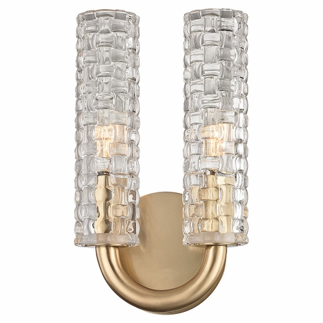 8010 Hudson Valley Dartmouth 2 Light Wall Sconce