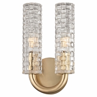 8010 Hudson Valley Dartmouth 2 Light Wall Sconce