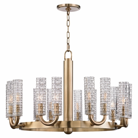 8016 Hudson Valley Dartmouth 16 Light Chandelier