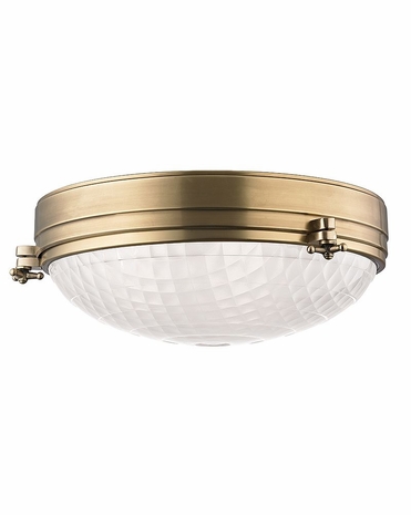 8017 Hudson Valley Chic Vintage & Industrial (3) Light Belmont Flush Mount