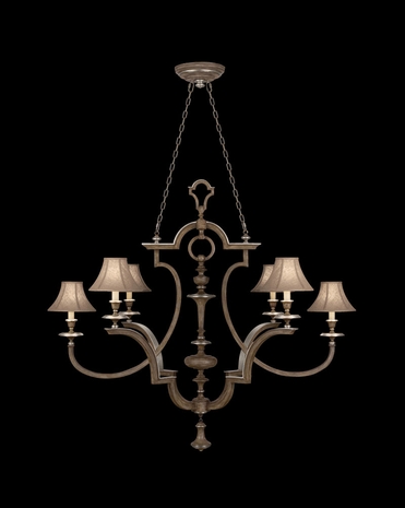 806840 Fine Art Lamps Villa Vista 6 Light 55 inch Chandelier