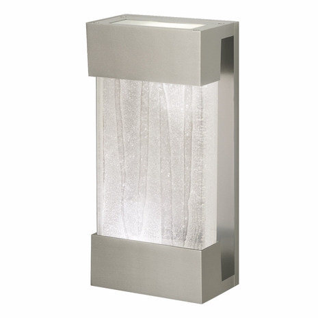 810850-23ST Fine Art Lamps 2 Light Crystal Bakehouse 14" Sconce with Silver Finish