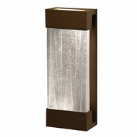 810950-13ST Fine Art Lamps 2 Light Crystal Bakehouse 18" Sconce with Bronze Finish