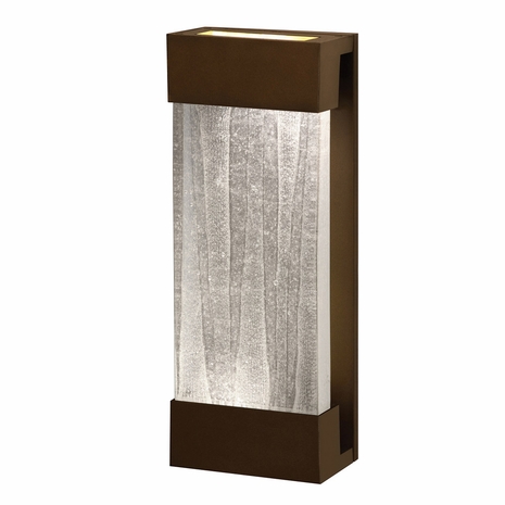 810950-13ST Fine Art Lamps 2 Light Crystal Bakehouse 18" Sconce with Bronze Finish