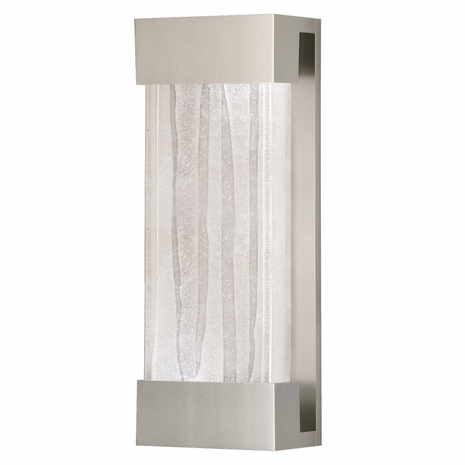 810950-23ST Fine Art Lamps 2 Light Crystal Bakehouse 18" Sconce with Silver Finish