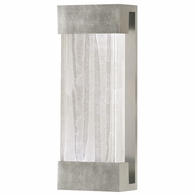 810950-33ST Fine Art Lamps 2 Light Crystal Bakehouse 18" Sconce with Silver Finish