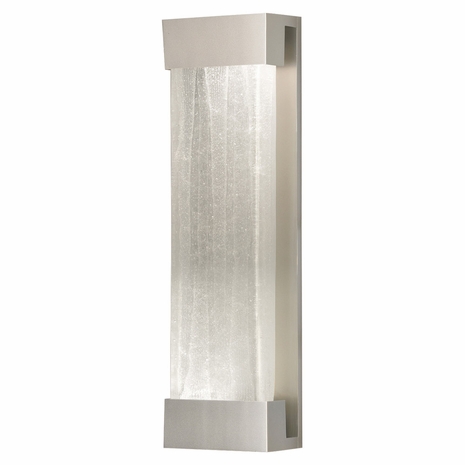 811050-23 Fine Art Lighting Crystal Bakehouse 24" Sconce with Silver w/Spires Glass Block Finish