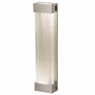 811150-23 Fine Art Lighting Crystal Bakehouse 30" Sconce with Silver w/Spires Glass Block Finish