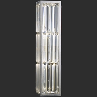 811250 Fine Art Lighting Crystal Enchantment 23"H Sconce with Silver Finish