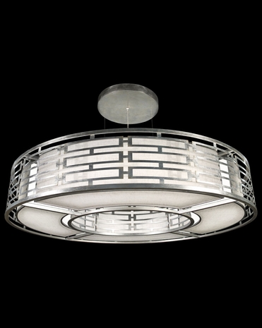 816540GU Fine Art Lamps Allegretto Silver 15 inch 16 Light Pendant