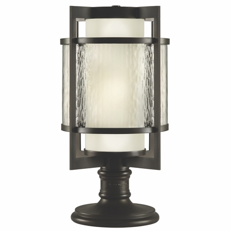 817583 Fine Art Lighting Singapore Moderne Outdoor 24"H Outdoor Adjustable Pier/Post Mount with Bronze Finish