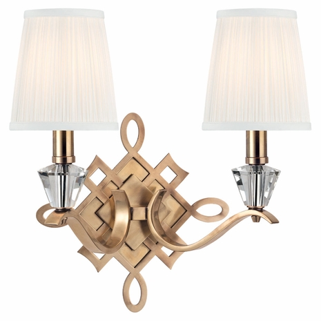 8182 Hudson Valley Fowler 2 Light Wall Sconce
