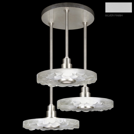 823640-24ST Fine Art Lamps Crystal Bakehouse 18 inch 3 Light Pendant