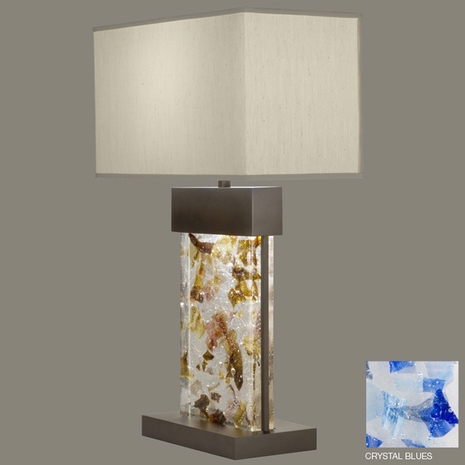 824810-12ST Fine Art Lamps Crystal Bakehouse 28 inch In Line On Off 13W 2 Lt Table Lamp