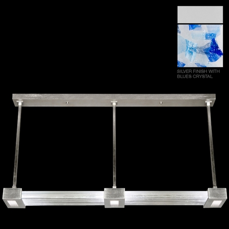 826840-22ST Fine Art Lamps Crystal Bakehouse 4 inch 3 Light Pendant