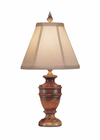 8282 Wildwood Lamps Petite Urn Lamp with Hand Colored Alabaster