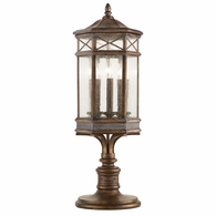 836980 Fine Art Lighting Holland Park 32"H Outdoor Adjustable Pier/Post Mount with Bronze Finish