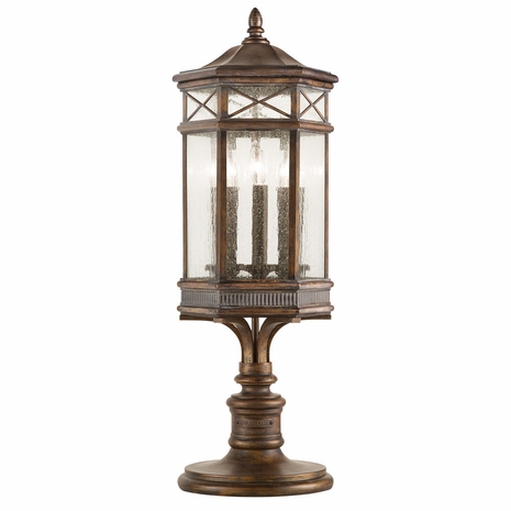 836980 Fine Art Lighting Holland Park 32"H Outdoor Adjustable Pier/Post Mount with Bronze Finish