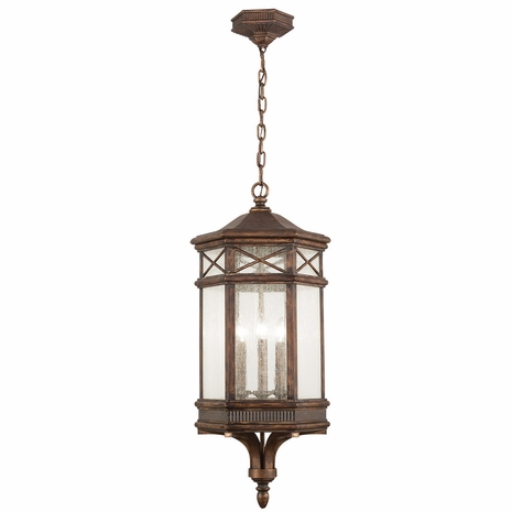 837082 Fine Art Lighting Holland Park 15"W Outdoor Lantern with Bronze Finish