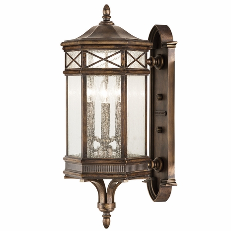 837481 Fine Art Lighting Holland Park 27"H Outdoor Wall Mount with Bronze Finish