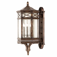 837681 Fine Art Lighting Holland Park 34"H Outdoor Wall Mount with Bronze Finish