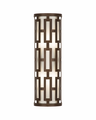 840081ST Fine Art Lamps River Oaks 22 inch 2 Light Outdoor Coupe
