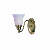 F-8411 Framburg 1-Light Mahogany Bronze Magnolia Sconce