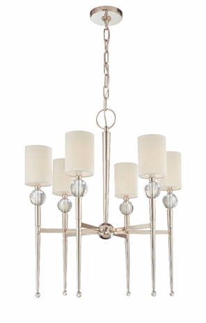 8426 Hudson Valley Lighting 6 Light Chandelier From The Rockland Collection