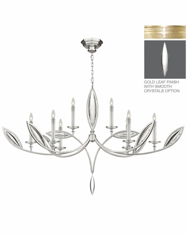 843840-21ST Fine Art Lamps Marquise 39 inch 8 Light Chandelier