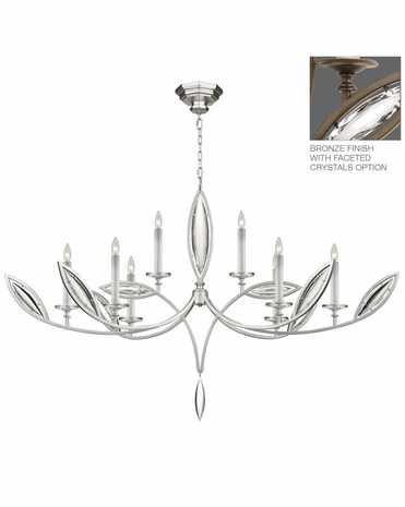 843840-32ST Fine Art Lamps Marquise 39 inch 8 Light Chandelier
