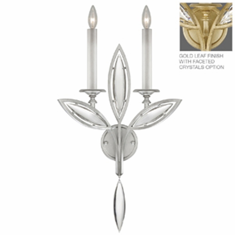 844550-22ST Fine Art Lamps Marquise 29 inch 2 Light Sconce