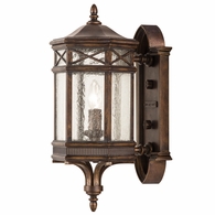 844881 Fine Art Lighting Holland Park 18"H Outdoor Wall Mount with Bronze Finish