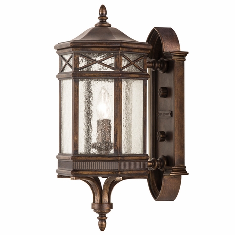 844881 Fine Art Lighting Holland Park 18"H Outdoor Wall Mount with Bronze Finish