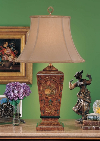 8454 Wildwood Lamps Burl And Swirl Lamp