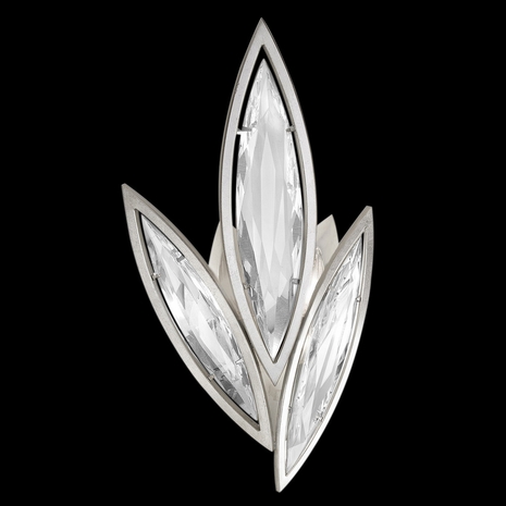 849250-12 Fine Art Lighting Marquise 21"H RSF Sconce with Silver Finish