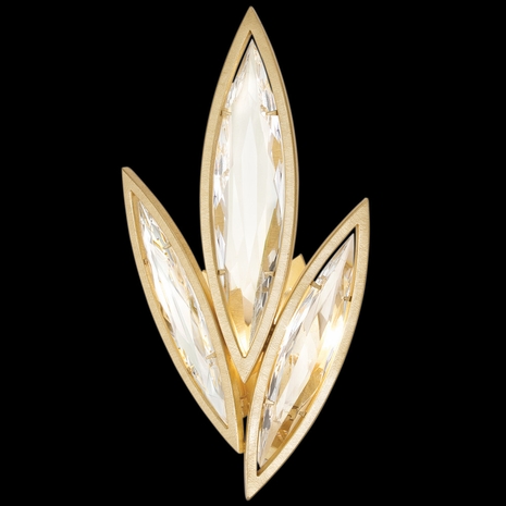 849250-22ST Fine Art Lighting Marquise 21"H RSF Sconce with Gold Finish