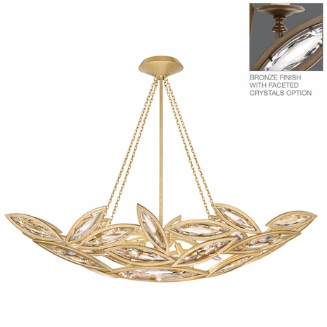 849640-32ST Fine Art Lamps Marquise 12 inch 7 Light Pendant