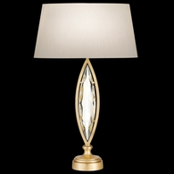 850210-22ST Fine Art Lighting Marquise 29"H Table Lamp with Gold/Beige Shade Finish