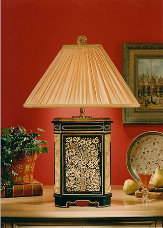 8504 Wildwood Lamps Coromandel Box Lamp