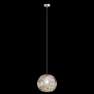 851840-206L Fine Art Lighting Natural Inspirations 4.75"W Round Drop Light with Gold w/Nebula Glass Drop Finish