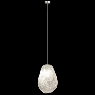 851840-25L Fine Art Lighting Natural Inspirations 4.5"W Round Drop Light with Gold w/Clear Quartz Glass Drop Finish