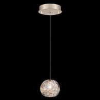 852240-206L Fine Art Lighting Natural Inspirations 5.5"W Round Drop Light with Gold w/Nebula Glass Drop Finish