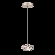 852240-21LD Fine Art Lamps 1 Light Natural Inspirations 5.5" Round Drop Light with Gold Finish